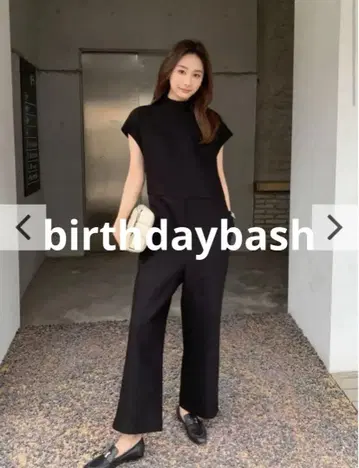 벌스데이 바쉬 블랙 올인원 하이넥
