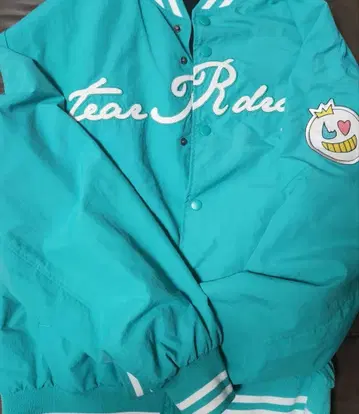 기무라 요헤이 TAKALAKA tearRdrop 바시티 자켓 그린