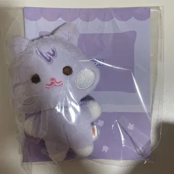 플랫 퍼 봉제 인형 샌드 상디 트레이딩 카드 포함