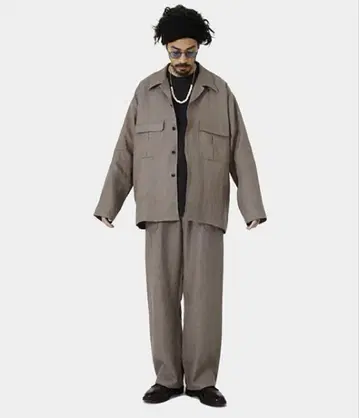 PORT BY ARK Linen Twill Easy Trousers