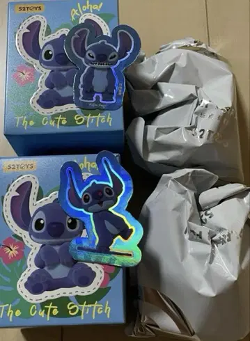 [즉시 구매 가능] 52toys 스티치 피규어 2점