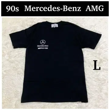 90년대 벤츠 AMG 반팔 티셔츠 L 사이즈 블랙 남성용