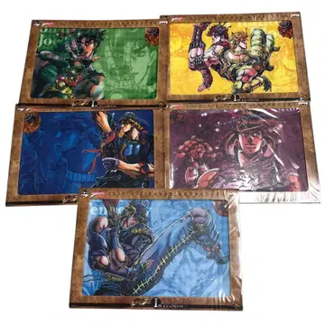 제일복권 죠죠의 기묘한 모험 Part1~3 I상 비주얼 매트 5종