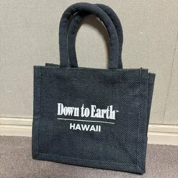 Down to Earth 에코백 블랙 미사용