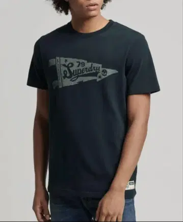 Superdry(극도로 건조한) 슈퍼 드라이 반팔 프린트 티셔츠