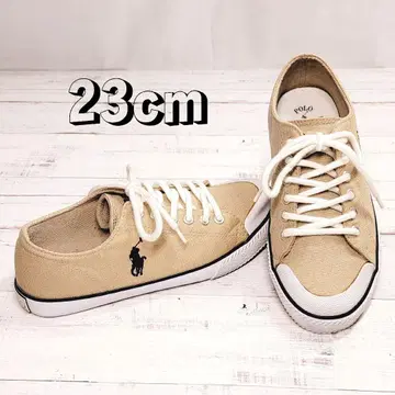 POLO 폴로 랄프 로렌 스니커즈 베이지 23cm