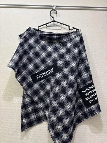 rovtski 오버랩 스커트