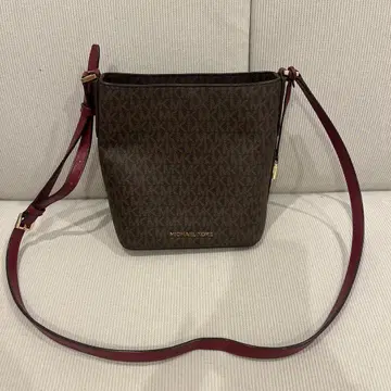 MICHAEL KORS 숄더백 브라운/버건디