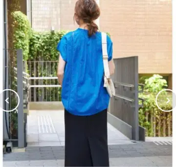 Spick and Span 60 로운 프렌치 레이스 블라우스