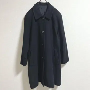 여성용 블랙 코트 캐시미어 관혼상제 9호 어깨 패드 포함