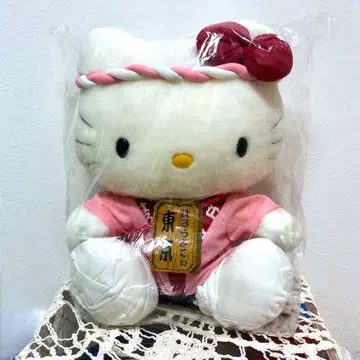 고토치 키티 키티 헬로키티 도쿄 한정 에도마에 봉제 인형