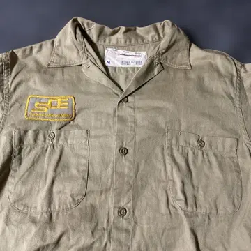 Southern California Edison 빈티지 반팔 워크 셔츠