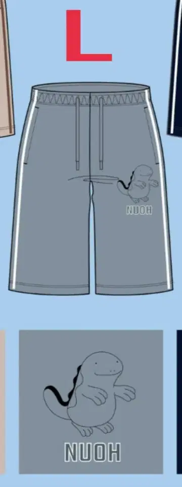 포켓몬스터 포켓몬 누오 DRY 메쉬 숏 팬츠 L