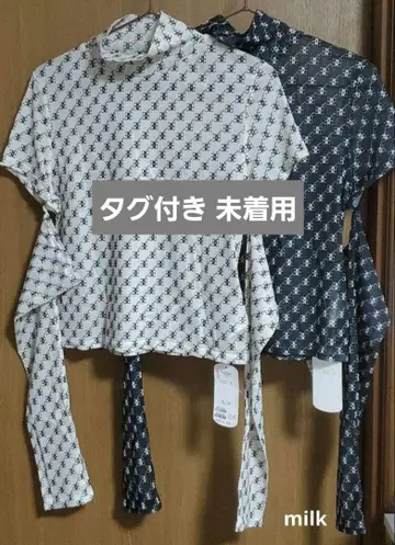 Chico 암워머 모노그램 튤 롱T 2벌 세트