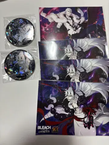 BLEACH 화이트 이치고 홀로 캔뱃지 브로마이드