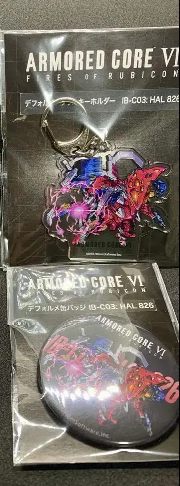 AC6 SD 캔뱃지 & 아크릴 키링 IB-C03:HAL826