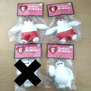 Happy 복권 베이맥스 제일복권 E상 피규어 키링 3세트