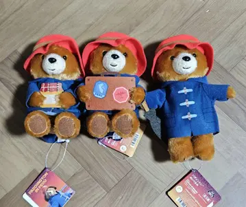 패딩턴 봉제 인형 3종