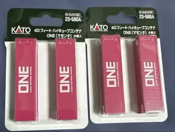 KATO 40피트 하이큐브 컨테이너 ONE 마젠타 23-580A