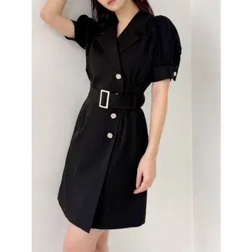 [컨디션 최상] 리젝시 슬리브 시어 디자인 원피스 RESEXXY