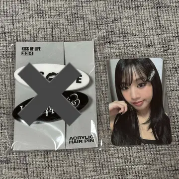 kiss of life 224 everline 아크릴 헤어핀 나띠 2