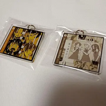 하트 블레이크 평범한 경음악부 아크릴 키링 2개 세트