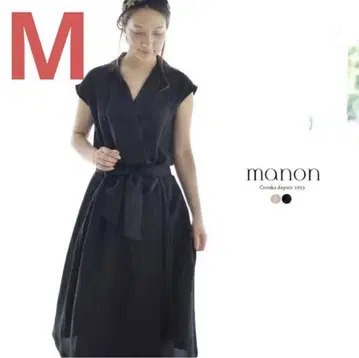 린넨 원피스 맥시 길이 롱 원피스 블랙 반팔 겉옷 manon