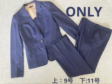 ONLY 네이비 스트라이프 수트 셋업 여름용