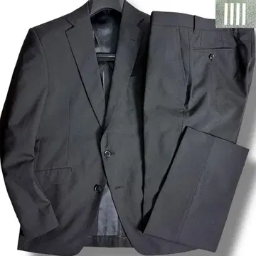 J5136 컨디션 최상 정장 셀렉트 솔리드 썸머 수트 블랙 A5