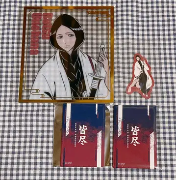 BLEACH 우노하나 레츠 색지 캔뱃지 스티커