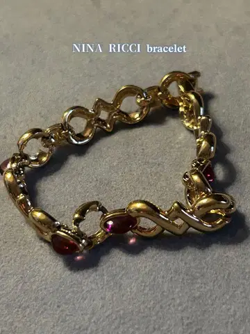 NINA RICCI 니나리치 컬러 스톤 팔찌