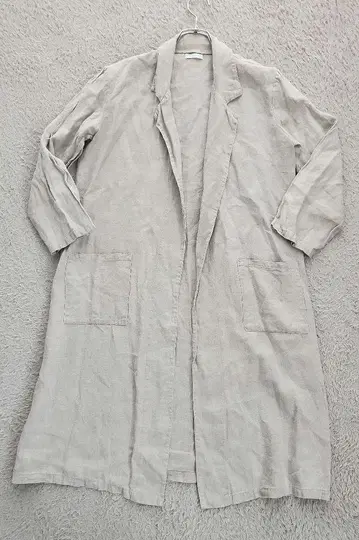fog linen work 린넨 가디건 린넨 가운