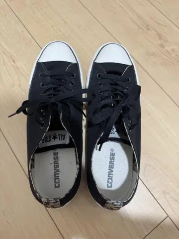 CONVERSE ALL STAR 블랙 레오파드 무늬 컨버스 올스타