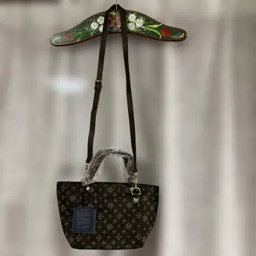 러셋 모노그램 숄더백