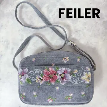 FEILER 페이러 새상품급 숄더백 숄더백 꽃무늬 타월 원단