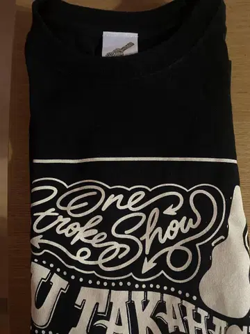 One Stroke Show 티셔츠 블랙
