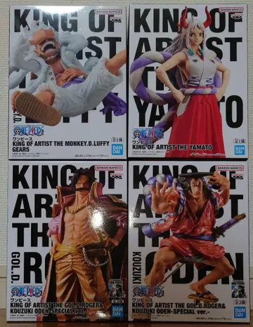 원피스 KING OF ARTIST 피규어 4개 세트