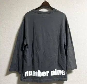 NUMBER (N)INE 넘버나인 로고 프린트 롱T