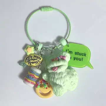 자라자라 키링 자라자라 가챠가챠 몰루프렌즈 그린