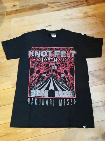 해외 밴드 셔츠 KNOT FEST JAPAN 2016 반팔 블랙