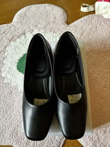 취업 활용 펌프스 블랙 미사용 사이즈 23cm