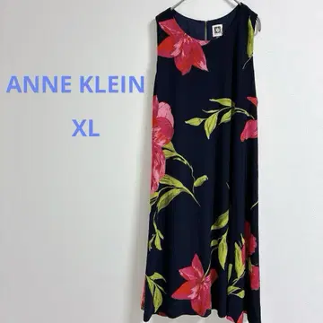 ANNE KLEIN 플라워 프린트 슬리브리스 원피스 16