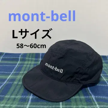 mont-bell 몽벨 나일론 로고 캡 남성용 블랙 L 사이즈