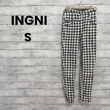 하자품 [잉그] INGNI 스키니 팬츠 (S) 스트레치 하운드투스 체크