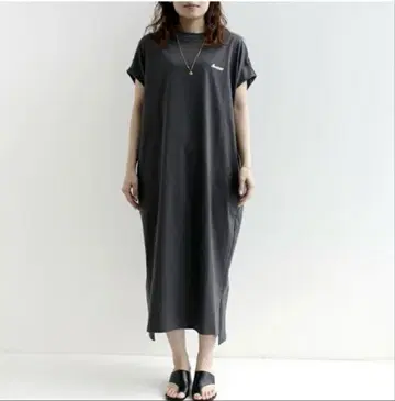아메리카나 MMN 별주 슬리브리스 드레스 원피스