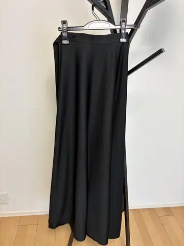 블랙 랩 롱 스커트 연주회용