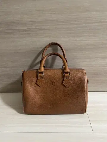 RALPH LAUREN 가죽 미니 보스턴 백