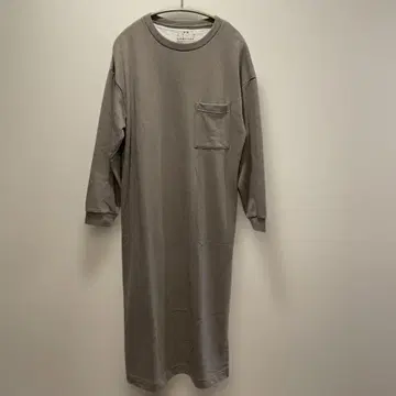 무인양품 그레이 롱 원피스 S-M 포켓 부착