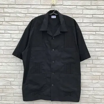 Schott 셔츠 2XL 블랙 쿠바 셔츠 782-3123018
