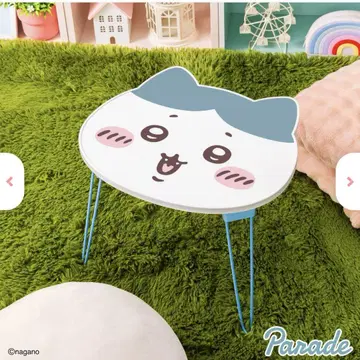 치이카와 얼굴 접이식 미니 테이블 하치와레